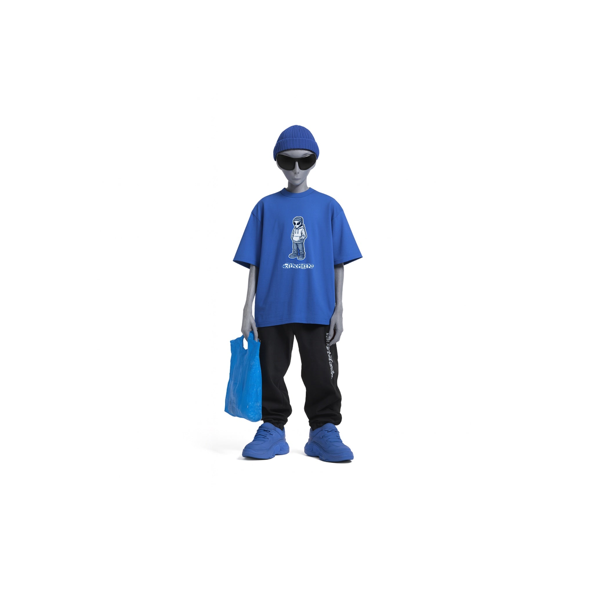 STLSS T-Shirt - Alien Logo Front Print