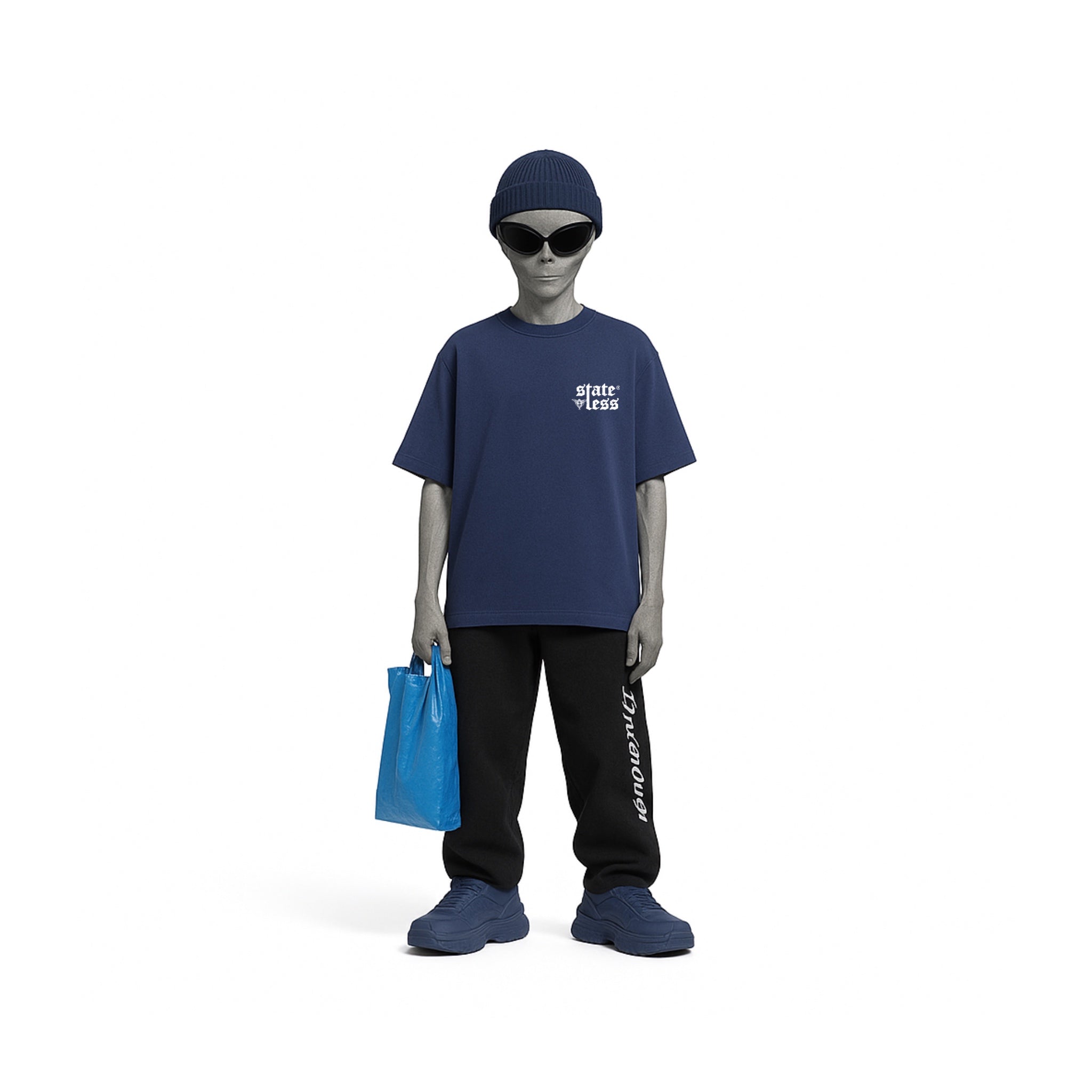 STLSS T-Shirt - Gothic Logo Back Print