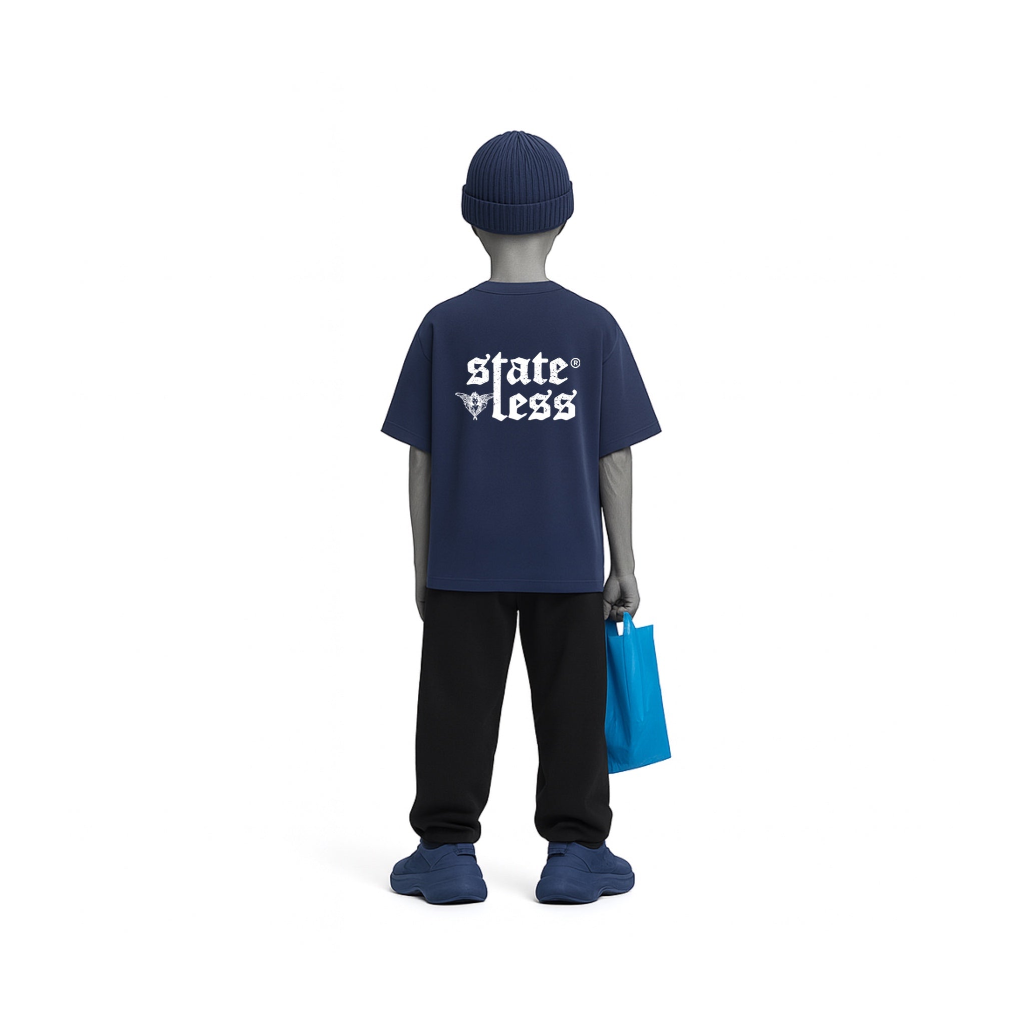 STLSS T-Shirt - Gothic Logo Back Print