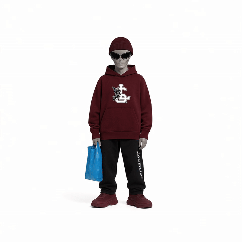STLSS Hoodie - Angel Logo Front Print
