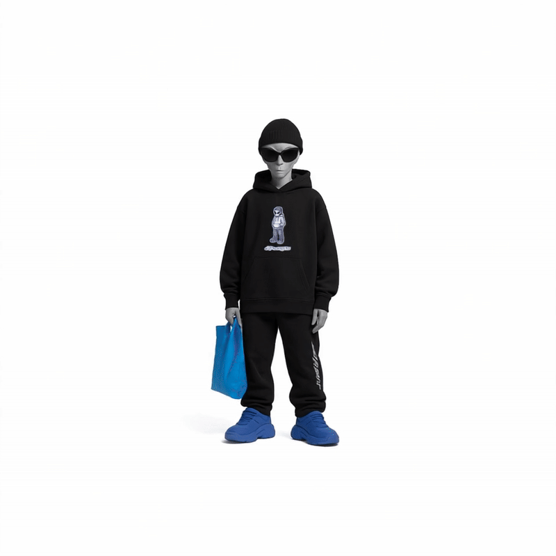 STLSS Hoodie - Alien Logo Front Print