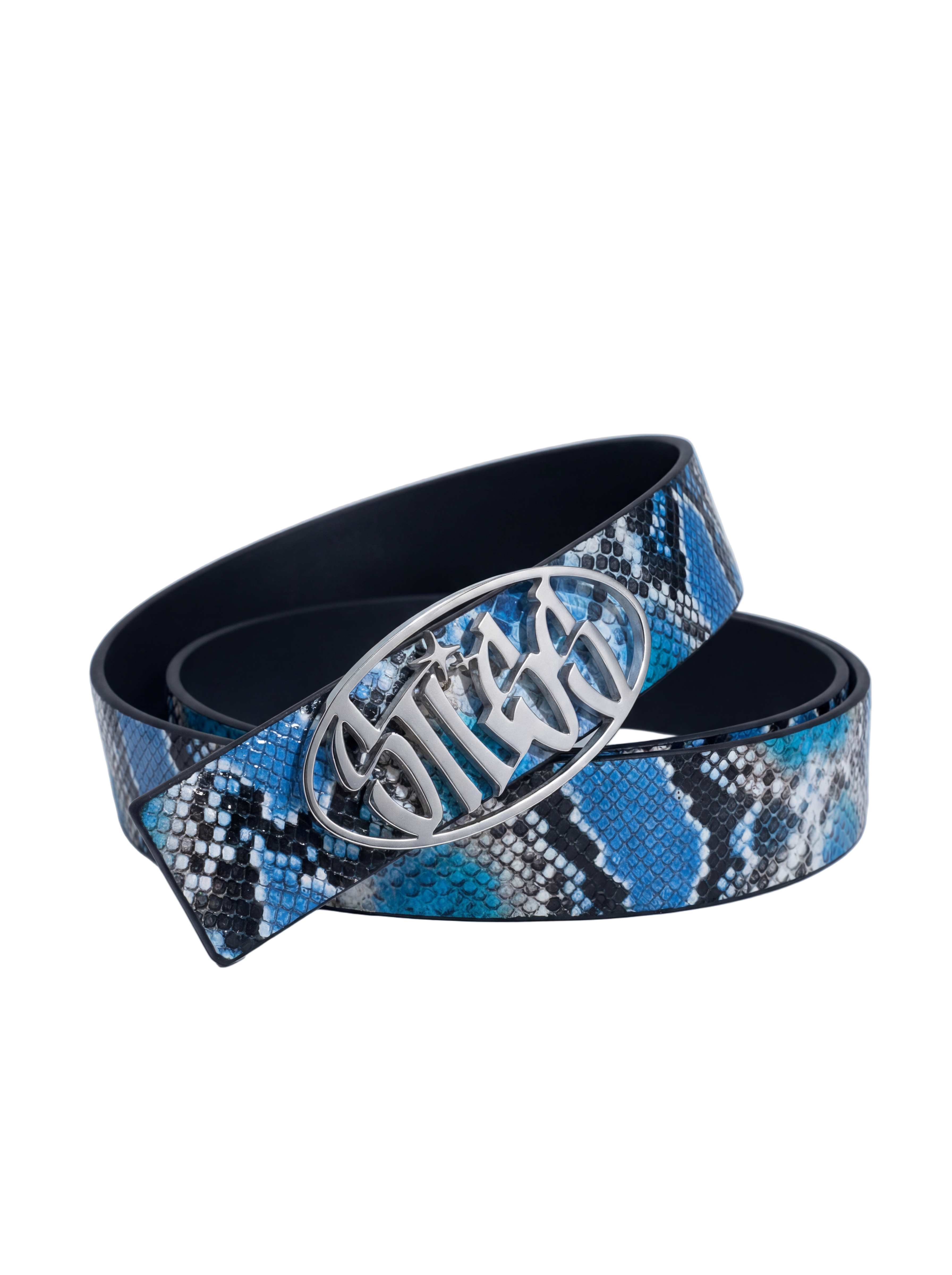 STLSS 004 | LOGO BELT SNAKE SKIN
